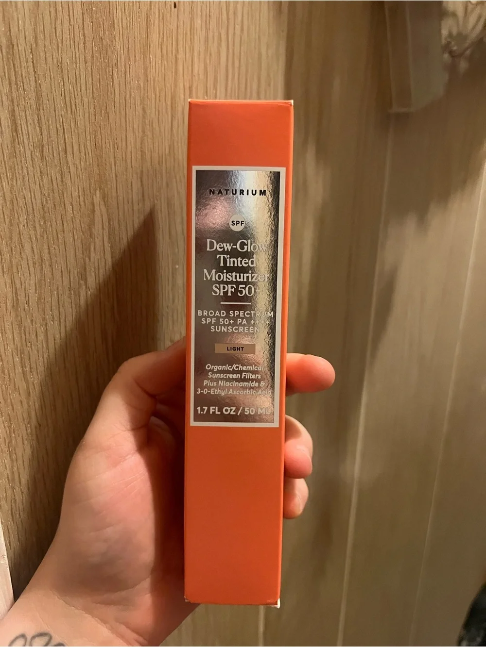 NWT Naturium Dew-Glow Tinted Moisturizer SPF 50 - Light